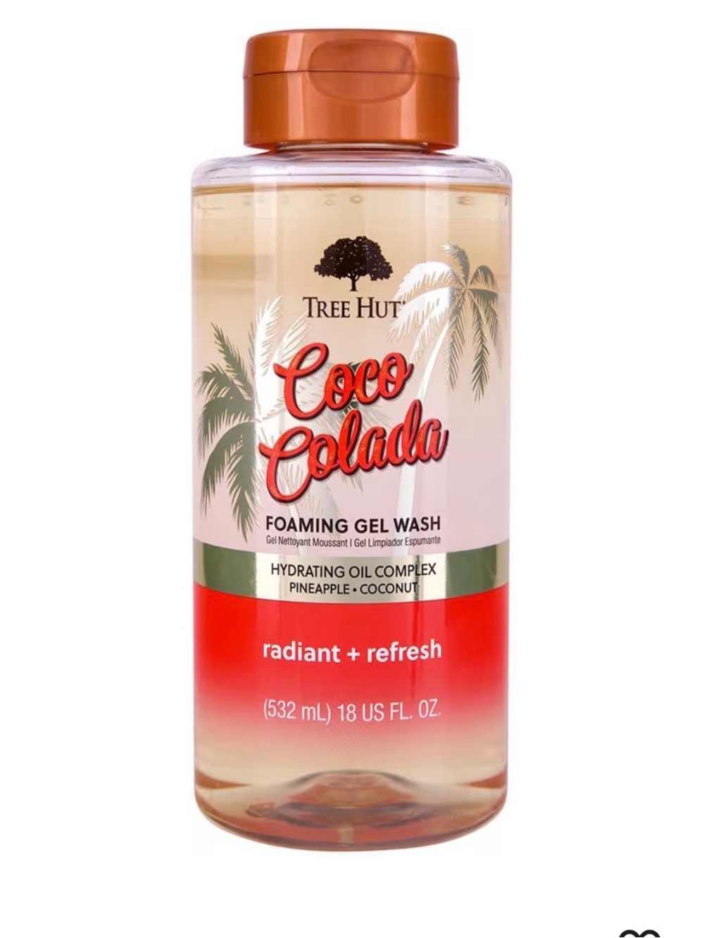 Coco Colada Foaming Gel Wash - Radiant + Refresh. Hydrating gel wash. Large